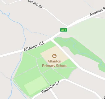 map for Allanton Primary School