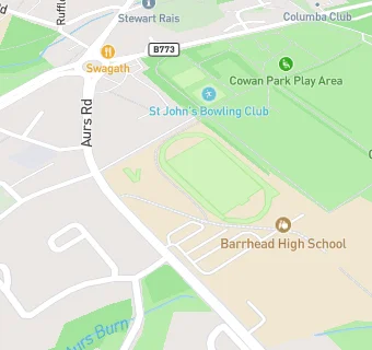 map for Barrhead High School