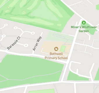 map for Bothwell Primary School