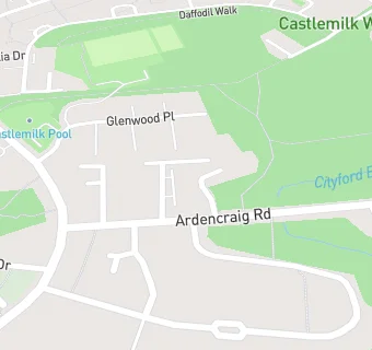 map for Ardencraig Care Home