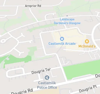 map for Castlemilk Bowling Club