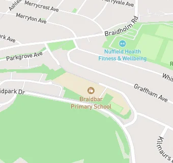 map for Braidbar Primary School