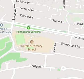 map for Cathkin Primary School