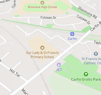 map for Our Lady & St. Francis Primary