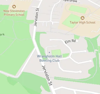 map for Wrangholm Bowling Club