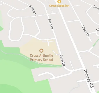 map for MACS Cross Arthurlie Primary School