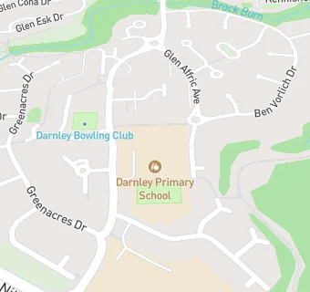 map for Darnley Primary School