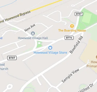 map for The Howwood Inn