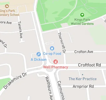 map for Kingscroft Family Dental Practice