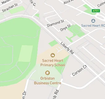 map for Sacred Heart Primary School