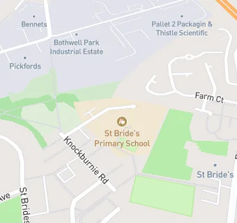 map for St Bride's Primary School Nursery Class