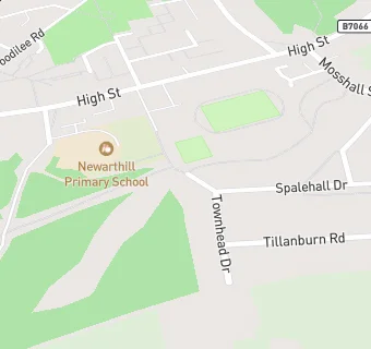 map for Newarthill Bowling Club