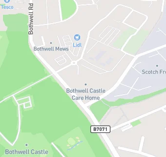 map for Bothwell Castle Care Home