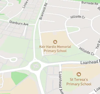 map for Keir Hardie Memorial Primary