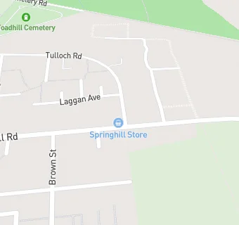 map for Scran Van (Springhill Stores)