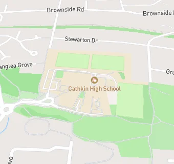 map for Rutherglen High School