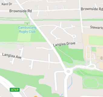 map for Cambuslang Rugby/Sports Club