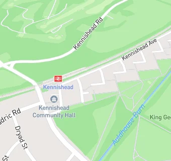 map for Kennishead Tenants Hall