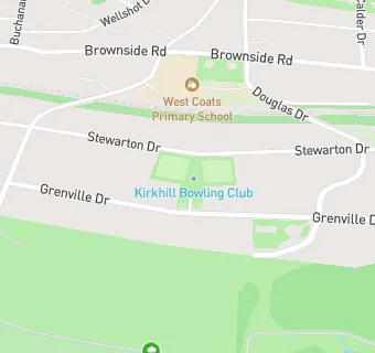 map for Kirkhill Bowling Club