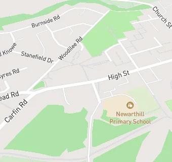 map for Newarthill Primary School