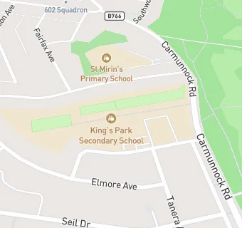 map for King's Park Secondary School