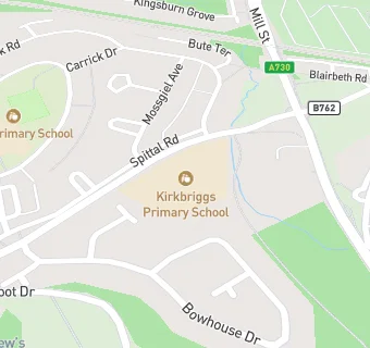 map for Kirkriggs  School