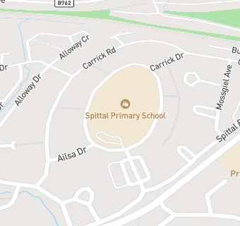 map for Spittal Primary School