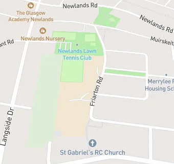 map for Merrylee Primary School