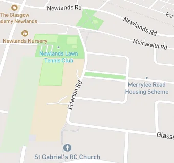 map for Merrylee Primary School