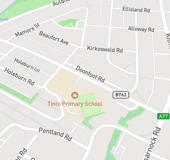 map for Tinto Primary School