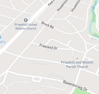 map for Priesthill And Nitshill Parish Church