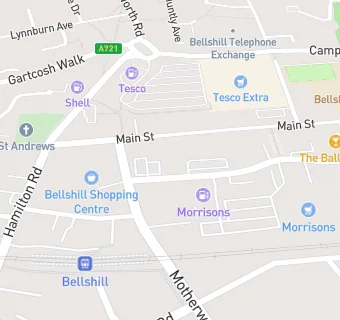 map for Mydentist John Street, Bellshill