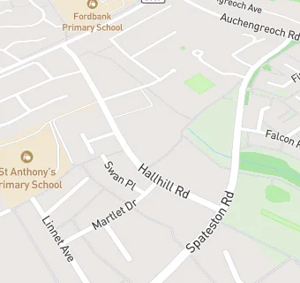 map for Reach Pharmacy (Hallhill Road, Johnstone)