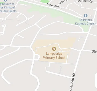 map for Langcraigs Primary School