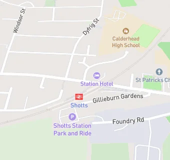 map for St Patrick's Primary School