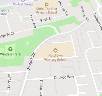 map for Holytown Primary School