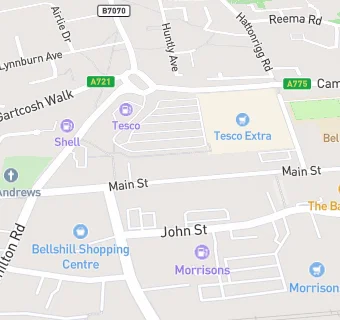 map for Mydentist Main Street, Bellshill