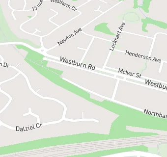 map for Westburn Community Centre