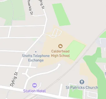 map for Calderhead High School