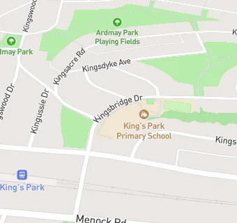 map for King's Park Primary School