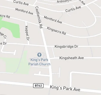 map for Kings Chippy