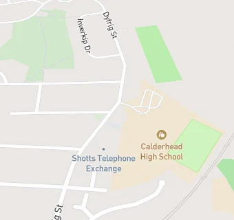 map for Calderhead High School