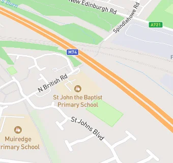 map for St John The Baptist Primary School