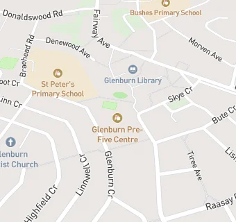 map for Glenburn Pre-five Centre