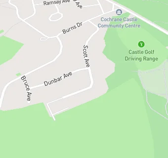 map for Cochrane Castle Golf Club