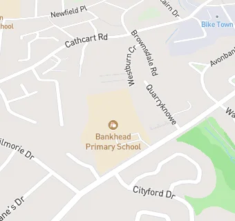 map for Bankhead Primary School