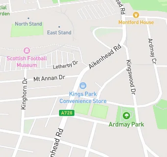 map for King's Park Post Office