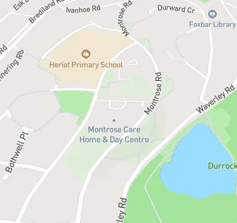 map for Montrose Care Home