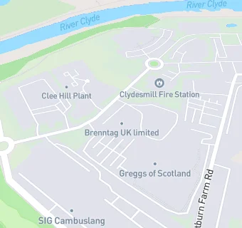 map for Cambuslang Golf Club