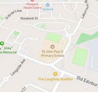 map for St John Paul II Primary